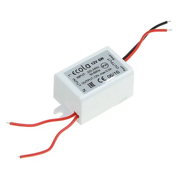 Maitinimo blokas LED juostelė Ecola, 6 W, 220-12 V, IP20 1803123 namų tobulinimas