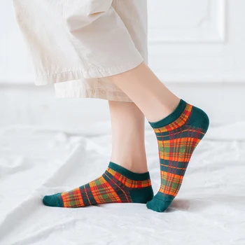 Dryžuotos kojinės calcetines moteris kobieta skarpety korėjos skarpetki damskie mujer chaussette stiliaus japonijos moterų, mergaičių medvilnės kojinių
