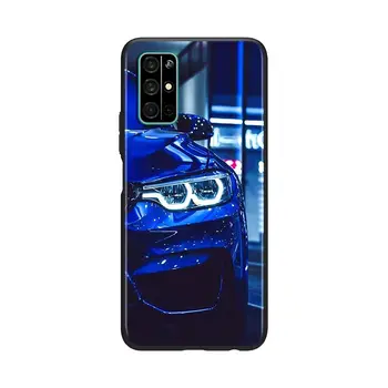 Top Automobilio BMW Telefoną Atveju Huawei Honor 30 30i 30S 20 20E 20S V20 10X 10i 10 7S, 7A 7C Pro Plus 5G Lite Minkštas Telefono dėklas