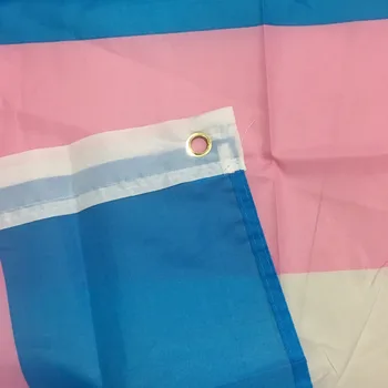 Pasididžiavimas naujas transseksualų vėliavos 5ft * 3 ft - Poliesteris 2 sagtis - 