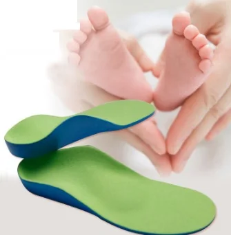 2016 Naujas flatfoot arka parama ortopedijos vienintelis pėdų priežiūros viena pora 9 dydis PU putos vaikams orthotic vidpadis vaikams, kūdikių bateliai