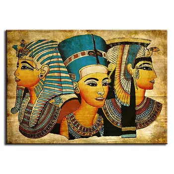 Šiuolaikinio Egipto Faraono Drobė Paveikslų Naftos Tapyba Vidaus Apdaila
