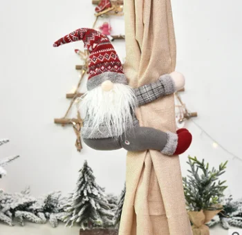 Kalėdų Užuolaidų Sagtys, Mielas švedijos Gnome Užuolaidų bakų tvirtinimo Laikiklis, skirtas Namų Biuro Apdailos