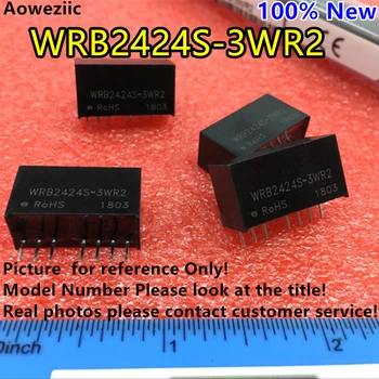 Aoweziic WRB2424S-3WR2 WRB2424S-3W WRB2424 Naujas Originalus SIP7 Įėjimas: 18-36V Reguliuoti OUT: 24V 0.125 DC-DC 1,5 KV Įtampos Izoliuoti