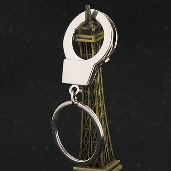 Naujovė mados pakabukas pora Antrankių optikos klavišą grandinės žiedas kūrybos metalo Meilės keychain raktų pakabukas Meilužio dovana Suvenyras