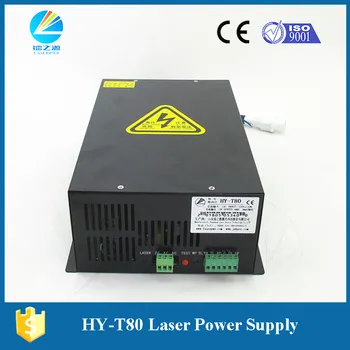 HY-T80, 80W 110V, 220V co2 lazerio energijos tiekimo lazeriu PSU co2 lazerio vamzdžiai ir lazerio aparatas