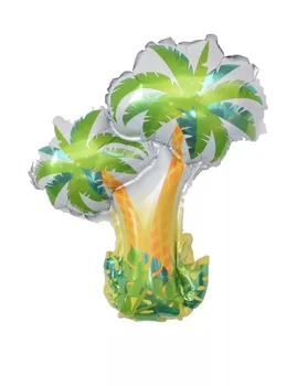 35*45cm Mini-atogrąžų palmių gimtadienis puošia aliuminio plėvelę, balionas vasaros šalis augalų balionas
