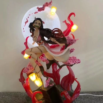 Anime Kimetsu nr. Yaiba Kamado Nezuko PVC Veiksmų Skaičius, Žaislų GK Mano Mergina Statula Suaugusiųjų Kolekcionuojamos Lėlės Modelio Dovana