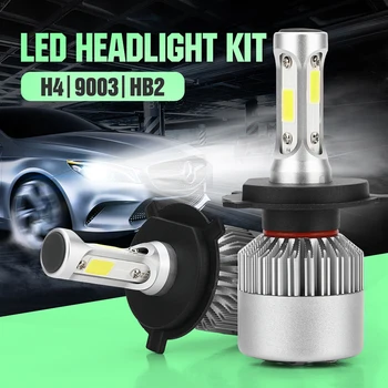 2vnt Kūrybos Automobilį, LED Žibintai, Automobilių Lemputės Vienos Lempos Dviguba Lempa Automobilių Vandeniui Žibintai LED High spindulių Lempos Mažai Šviesos Lempa, Rinkinys