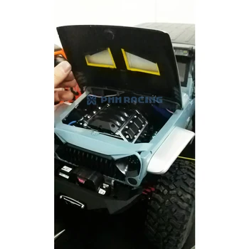 1/10 RC Rock Crawler Plastikinė Variklio Apsauga Atveju D90 D110 V8