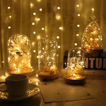 Papuošalai kalėdų Šviesos 3M 4M 5M Vario Viela, LED Styginių Šviesos Vestuvių Girlianda LED Lempos Kalėdų Eglutės Puošyba, Dekoras