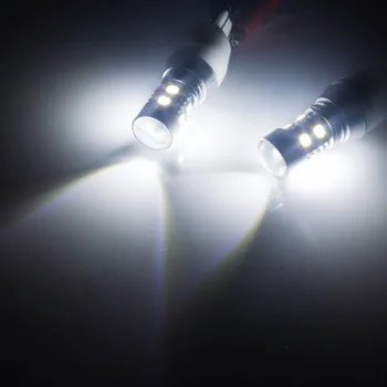 ANGRONG 2x 955 921 T15 168 W16W 10 LED Lemputę Interjero Atvirkštinio Uodegos Pusės Žibintas DRL