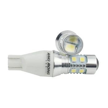 ANGRONG 2x 955 921 T15 168 W16W 10 LED Lemputę Interjero Atvirkštinio Uodegos Pusės Žibintas DRL
