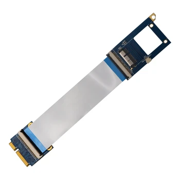 Mini PCI-E BCM94360CD Lankstaus Kabelio ilgintuvas 12+6Pin Adapteris palaikyti 