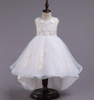 6390 Gėlių Siuvinėjimas Princesė Vestuves Kūdikių, Mergaičių Suknelės, Vaikams, Suknelės Mergaitėms Didmeninė baby girl drabužiai #110-160