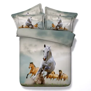 3D Arklių patalynės scenografas antklode padengti paklode Super Karalius ir Karalienė dydžio vieno lovatiesė lova maišelį unikalus housse de couette