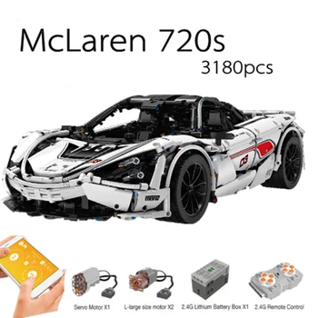 Naujas McLaren 720S APP RC įrangos pardavimas, biuro įrangos Serijos Lenktynių Automobilių 13145 Suderinama SS Statybiniai Blokai, Plytos, Modelį, Žaislai, Dovanos