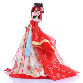 2020 Kostiumas Aukštos Kokybės Rankų Darbo Lėlės Drabužių Cheongsam Kinų Tradicinė Suknelė Cheongsam Suknelė Pasakų Lėlės, Žaislai