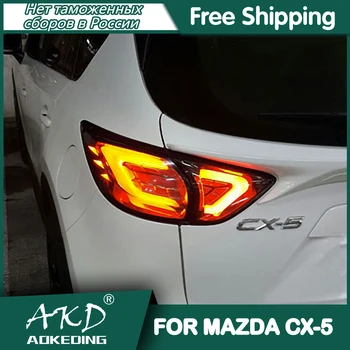 Galinių žibintų, Skirta Automobilių Mazda CX-5 2013-2017 CX5 Užpakaliniai Žibintai Led Rūko Žibintai DRL Dienos Žibintus Tiuningas, Automobilių Reikmenys