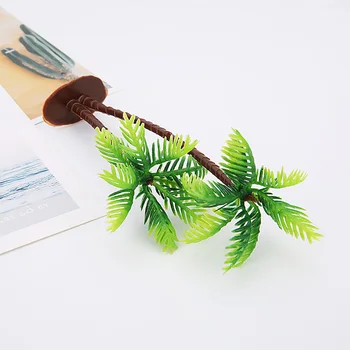 Plastikiniai Dirbtinių Augalų Mini Kokoso Medžio Vestuves Tortas Dekoravimo Priemonė