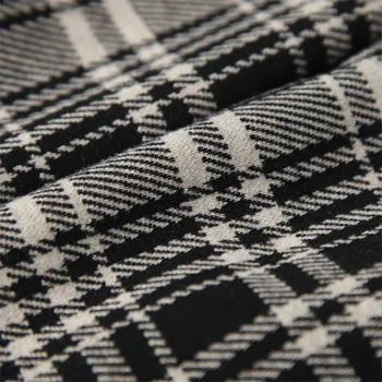 2020 m. Rudens Žiemos Office Lady Komplektus kilimo ir tūpimo Tako Dizainerių, Siuvinėjimo Plaid Marškinėliai ir Kelnės 2 Gabalas Atitikimo Rinkinys Derliaus Twinset