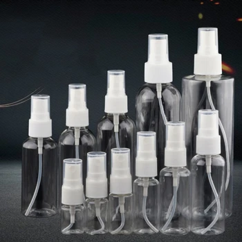 1Pcs 10ml-150ml Skaidrus Tuščias Purškimo Buteliai Plastiko Mini Daugkartiniai Bakas Tuščias Kosmetikos Konteineriai