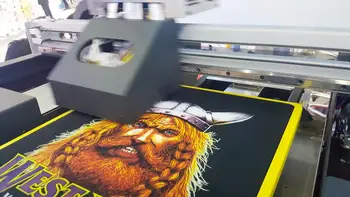 Didelės spartos automatinio rašalinis t-shirt spausdintuvas mašina visų rūšių, T-marškinėliai su ryškių spalvų