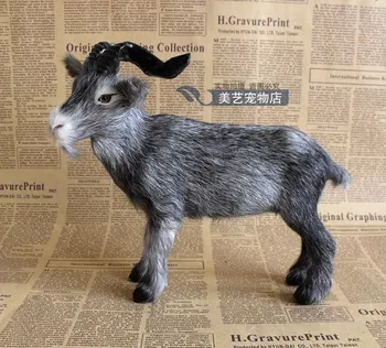 Modeliavimo juoda avis polietileno&kailiai, avies modelį, juokinga dovana, apie 22cmx14cmx20cm