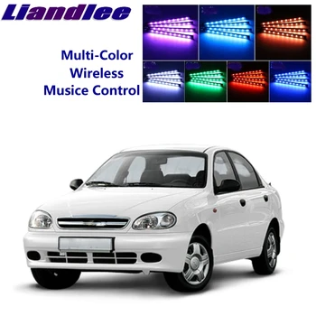 LiandLee Automobilio Salono Grindis, Dekoratyvinis Atmosfera Sėdimos vietos Akcentas Aplinkos Neoninės šviesos Chevrolet Lanos FSO