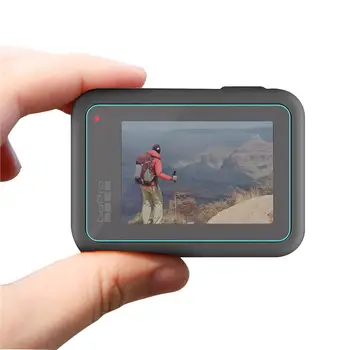 Grūdintas Stiklas Screen Protector, skirta GoPro Hero 9 Black Objektyvo Apsauga, Apsauginė stiklo Plėvelė Gopro 9 Fotoaparato Priedai