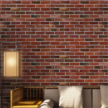 3D sienos plytų modelis lipnios Sienos Lipdukas Modeliavimas Plytų, Akmens Kaimiškas Poveikis tapetai senovinių namų dekoro 2018