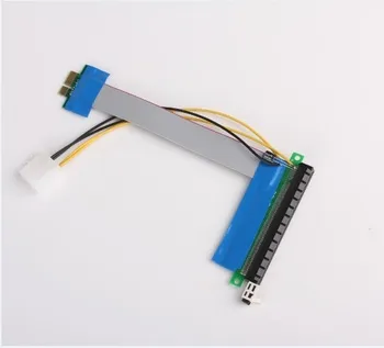 30cm PCI-E PCI-E Express 1X kad X16 riser Card Lanksčios juostelės Extender maitinimo kabelis bitcoin miner valiuta