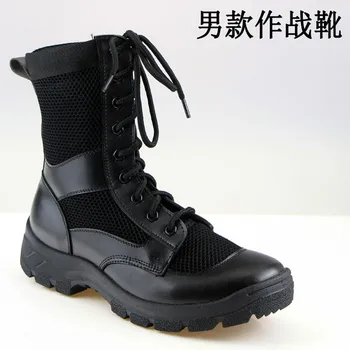 Sezoninis vyrai lauko kvėpuojantis akių ultra-light odos aukšto viršų laipiojimo darbo batai saugumo batai mokymo batai