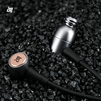 AUGLAMOUR T200 laidinio hifi 3,5 mm ausinių kištukas dinaminis triukšmo panaikinimo ausinių Metalo laisvų rankų įranga nuotolinio valdymo pultas su mikrofonu