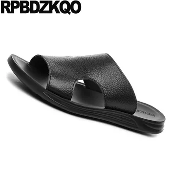 Vasarinės šlepetės mados vandeniui atsparus slydimui dėl lauko dizainerio batai vyrams aukštos kokybės 2019 sandalai skaidres kvėpuojantis vandens black