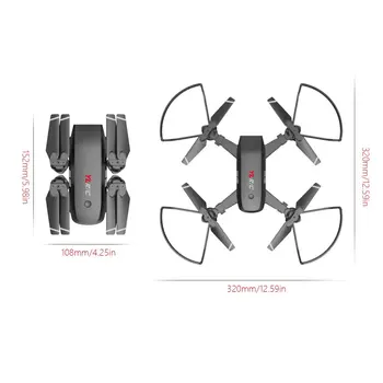 S30 5G RC Drone su 1080P vaizdo Kamera, Sulankstomas Mini Quadrocopter 4CH 6-Ašis, Wifi FPV Drone Built-in GPS Smart Sekite Mane labas