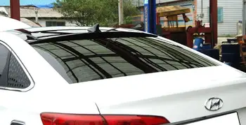 Nudažyti juoda ABS Automobilių sporto Galinis stogo Aptakas Sparno Hyundai Sonata 9 iki m., nr. gręžimo reikia