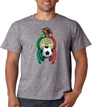 Nauja Siunta Vasaros Cool Vyrai Tee Kvėpuojantis Visus Medvilnės Trumpomis Rankovėmis Įgulos Kaklo Marškinėliai Meksikos Futbolo Marškinėliai