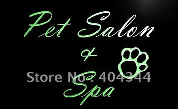 LB593 - Pet Salon & Spa Šunų Viliojimo Naujas LED Neon Light Pasirašyti namų dekoro amatai