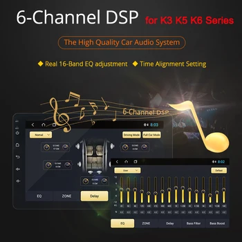 Ownice K3 K5 K6 AUTOMOBILIŲ DVD Android 9 Stereo toyota Alphard 2011 m. 2012 galvos vienetas multimedia, GPS, Fotoaparatas Octa 8 Core 4G DSP SPDIF