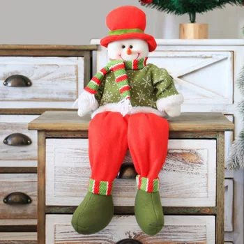 2020 Naują Kalėdų Dekoracijos Kalėdų Senelis/Sniego Lėlė Figūrėlės Ornamentu Atostogų Dovana, Namų Dekoro Prekių