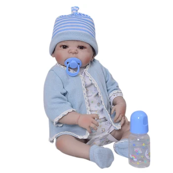 Baby doll atgimę žaislai super realus berniukas naujagimis visiškai silikono kūdikių lėlės, žaislai, dovanos 23