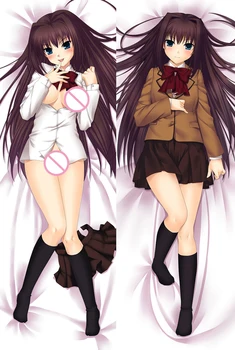 Anime Mahou tsukai no yoru pobūdžio seksuali mergina Aozaki Aoko & Alice Kuonji Dakimakura pagalvę padengti Kūno Hugging Užvalkalas