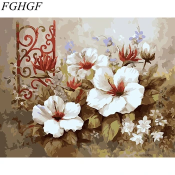 FGHGF ST27 Gėlių Įrėminti Paveikslėlį 