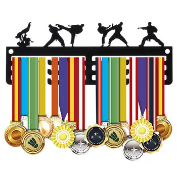 3 Sluoksnių Medalį Kabinti Turėtojas Kabyklos Stovo Laikiklis Prie Sienos Medaliai Ekrano Kabliukų Taekwondo Konkurencijos Iššūkį Namų Biuro Sienos