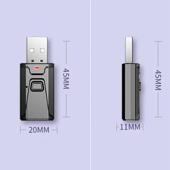 USB Bluetooth Adapteris V5.0 Belaidžio 