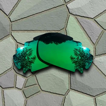 Pilkas Black&Green Jade Akiniai nuo saulės, Poliarizuoti Pakeitimas Objektyvai už Oakley Žandikaulio Anga