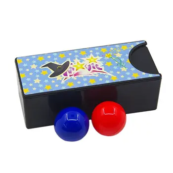 Permainingi Magic Box Tekinimo Raudoną Rutulį Į Mėlyną Kamuolys Rekvizitai Magija Gudrybės Žaislai Klasikinis Žaislai
