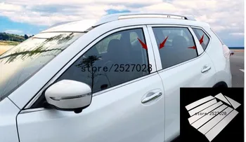 Nerūdijančio Plieno Windows Viduryje Kadro Slenkstukai Nissan X-trail X Trail Nesąžiningi T32 2016 2019 Auto Reikmenys, automobilių stilius