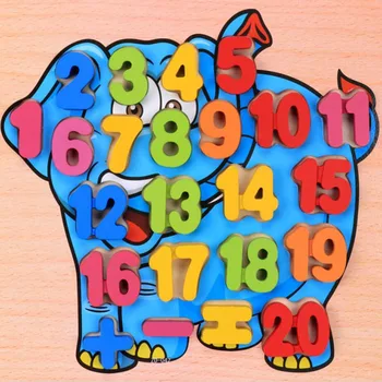 Pardavimo Vaikas Sankaba Plokštė Medinė Dėlionė Baby Digital Rašte Formos Puzzle Ankstyvasis Ugdymas Ir Švietimas Spalvingas Žaislas Vaikams